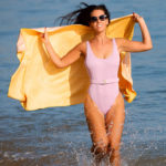 NAYAVITA sustainable eco friendly travel towel from recycled plastic bottles BIRDS YELLOW and Dominika