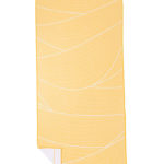 NAYAVITA sustainable eco friendly beach towel HAMMOCKS sunny yellow front