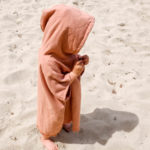 NAYAVITA bavlna pončo ručník 3-6let tuscany sand