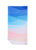 NAYAVITA chic microfibre beach towel travel towel blue pink cream