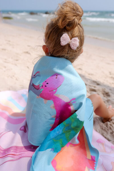 NAYAVITA dětská plážová osuška dinosauři dětská osuška pro děti dětský ručník zelený ručník s dynosaury osuška s dynosaury kids towel kids beach towel childrens towel sand free kids towel towel for kids beach towel for children strandtuch kinder kinderhandtuch mikrofaser strandhandtuch sandabweisend schnelltrocknend strandtuch für Kinder