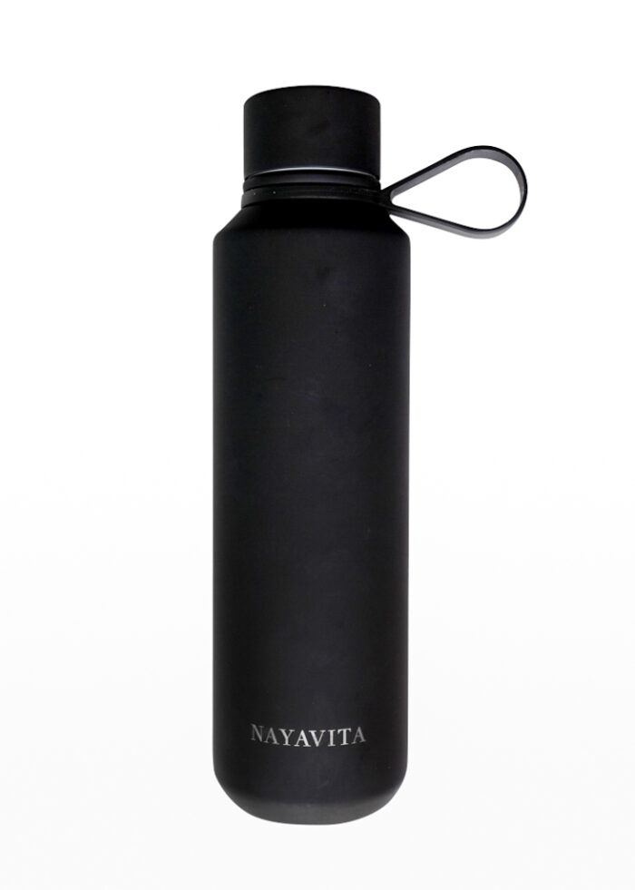 Trinkflasche Schwarz 600 ml – Black
