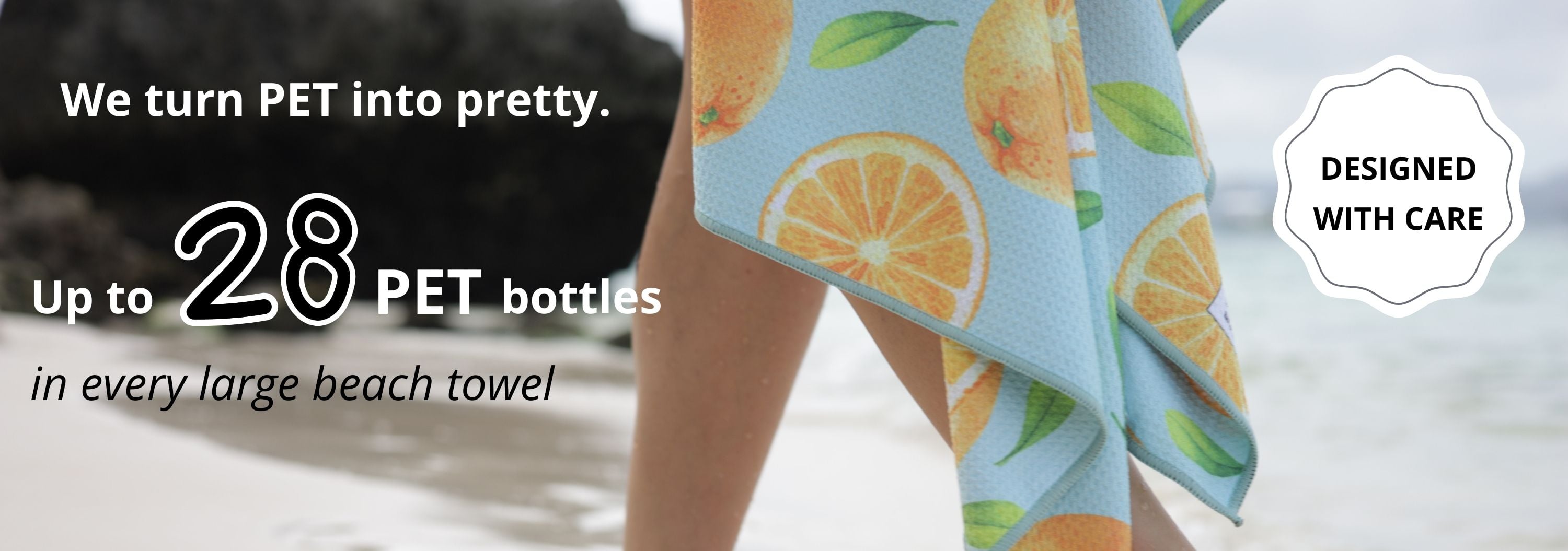 NAYAVITA landing petky na paradu en NAYAVITA quick-dry beach towels made from recycled microfiber from RPET sand-free beach towels landing