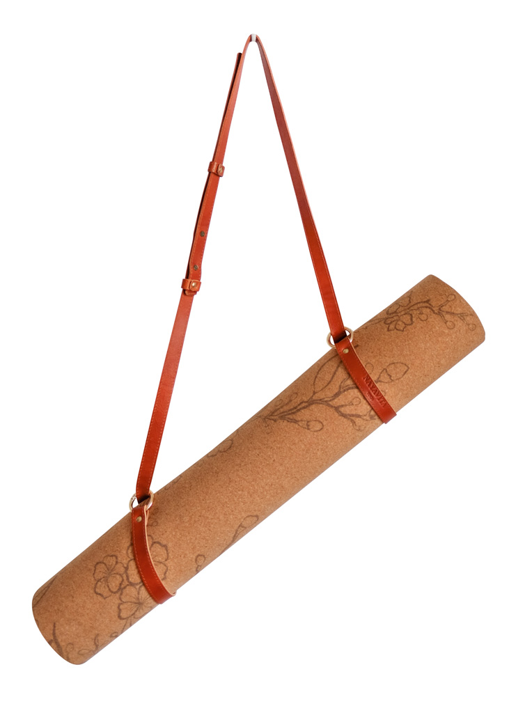 Leather Yoga Mat Strap Wild Oak – Lily