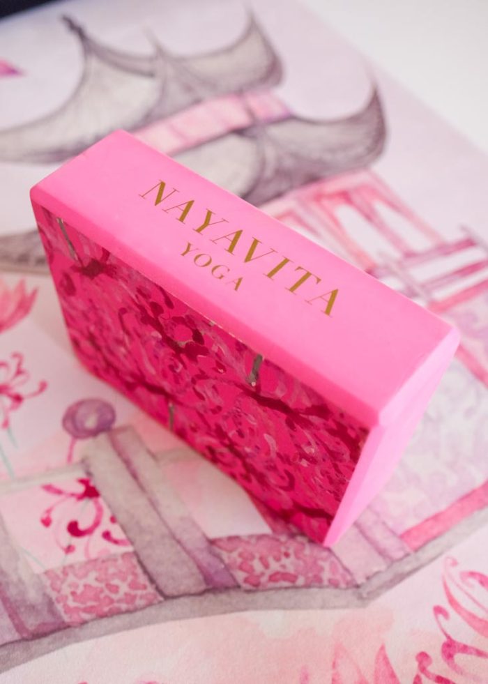 NAYAVITA Yoga gift sets yoga EVA yoga blocks Chrysanthemum