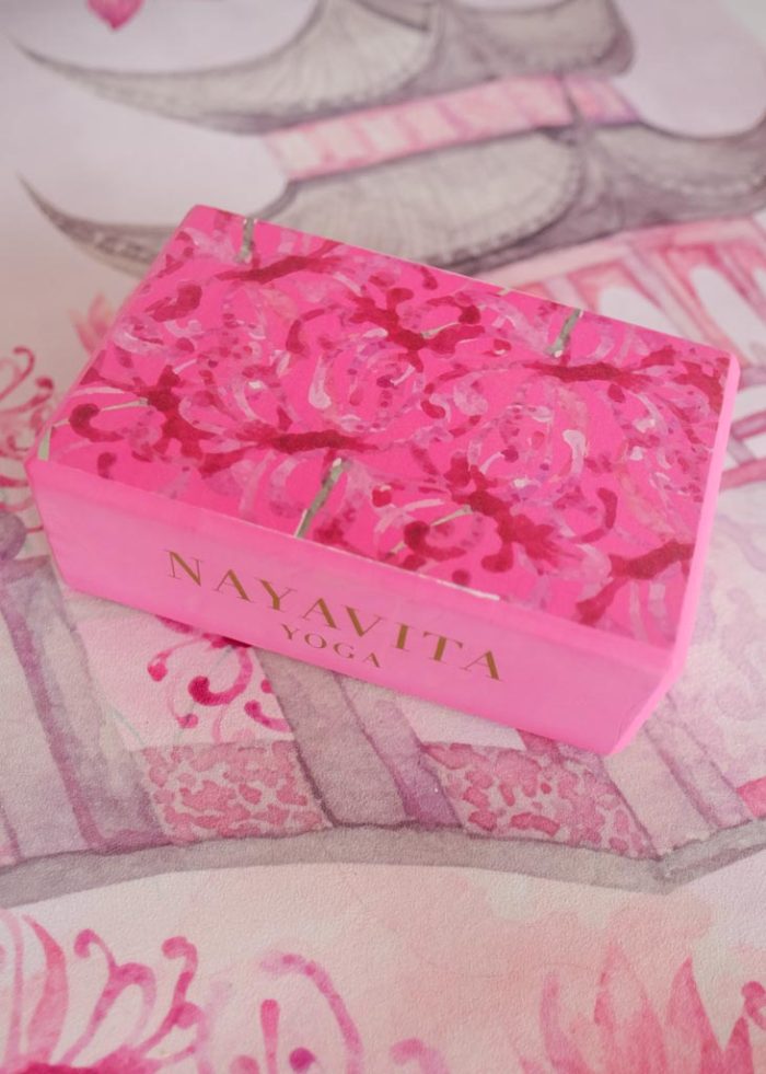 NAYAVITA Yoga gift sets yoga EVA yoga blocks Chrysanthemum