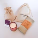 NAYAVITA Yoga gift set Lavender Dream olive green packaging