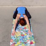 NAYAVITA YOGA vegan suede exercise mat 3mm Flower Power yoga outdoors