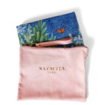 NAYAVITA YOGA travel yoga mat 1mm Flower Power pouch
