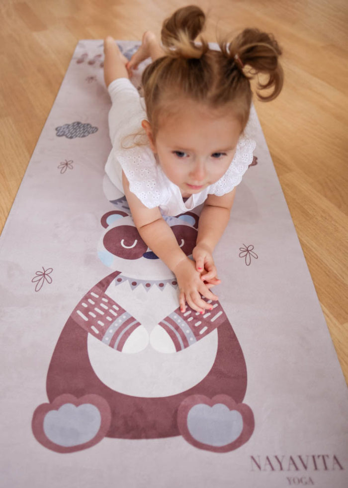 Nayavita Yoga Dětská podložka na cvičení a hraní Animal Gang animals dětská podložka na jogu
