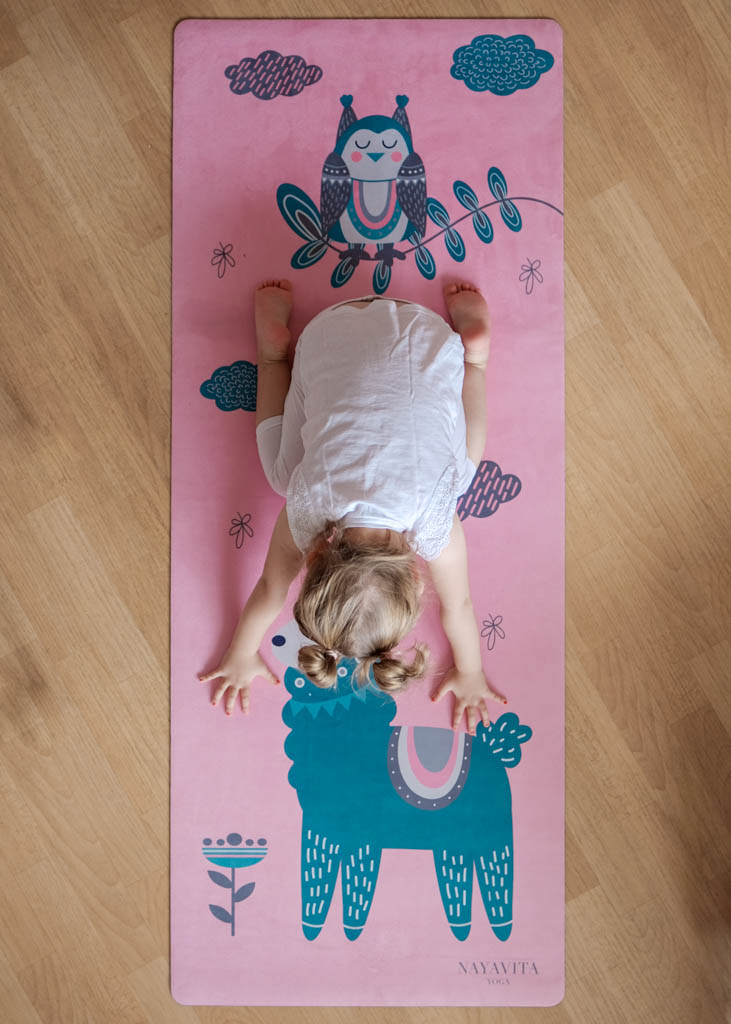 Yoga Llamas Meditating Fun & Cute Custom Name Yoga Mat