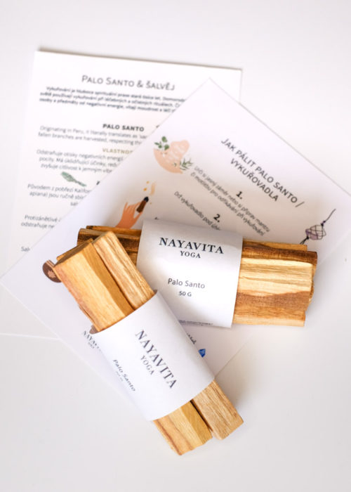 NAYAVITA YOGA vykuřovadlo palo santo palo santo dřívka