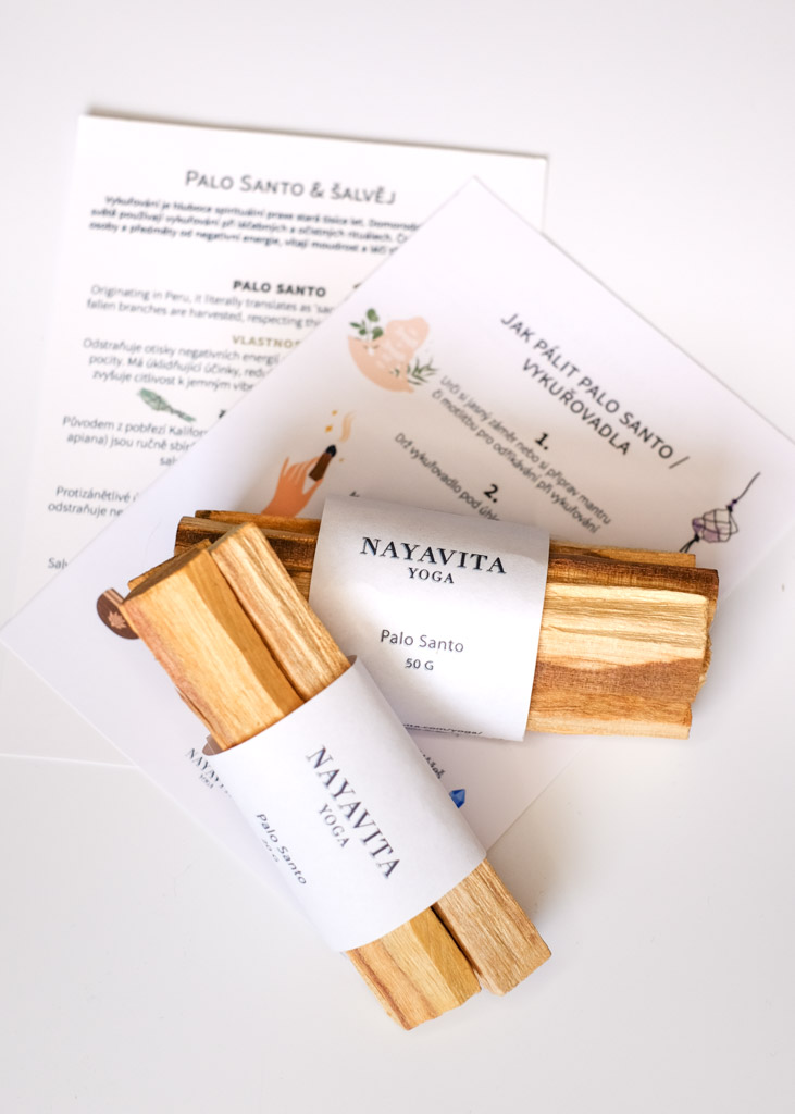 NAYAVITA Yoga palo santo dřívka mix