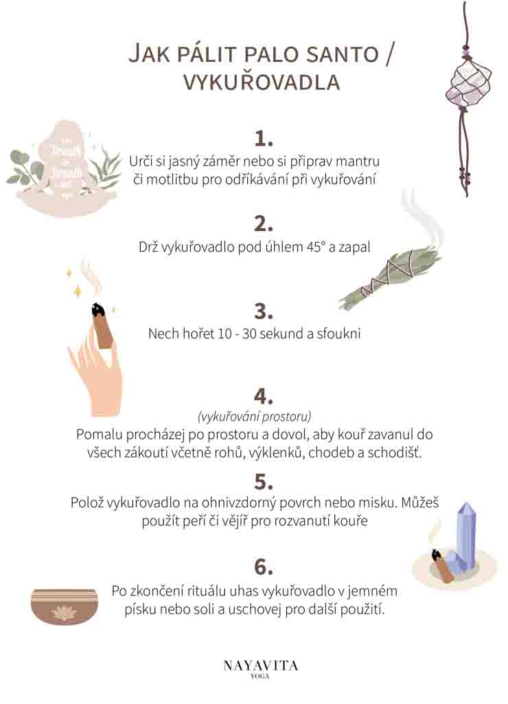 NAYAVITA Yoga rituály vykuřování