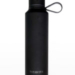 NAYAVITA black metal  healthy water bottle sports bottle reusable bottle vacuum insulated stainless steel healthy water bottle thermoflask metal drinking bottle gym water bottle large travel bottle black