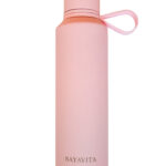 NAYAVITA vacuum insulated bottle pink metal water bottle sports bottle reusable bottle vacuum insulated stainless steel healthy water bottle thermoflask metal drinking bottle gym water bottle large travel bottle blush