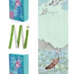 NAYAVITA Yoga green yoga set yoga kit yoga gear for beginners discounted yoga set in green tones japan inspired yoga mat