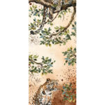 NAYAVITA Yoga silná jógamatka na bikram jógu a dynamická cvičení leopard bliss cover