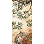 Designová skládací podložka na jógu s leopardím motivem Leopard Bliss 1mm od NAYAVITA Yoga
