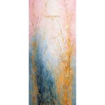 Lehká skládací podložka na jógu inspirovaná přírodou s travnatou loukou a klasy obilí Meadow Spirit od NAYAVITA Yoga